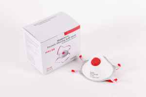 10 Pak masker wajah ffp3 industri anti-debu <span class=keywords><strong>EN149</strong></span> FFP3mask bentuk cangkir harga grosir lukisan Anti debu standar CE - Product Image 6