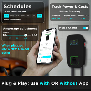 <span class=keywords><strong>Cargador</strong></span> de Vehículos Eléctricos DIBOEV Tipo 1 Nivel 2 de 7KW/11KW, Estación de Carga EV de Pared, Trifásico 32A/48A, OCPP, APP, 4G, CA, Nuevo - Product Image 3