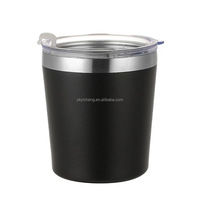 2025 nouveau produit 8oz gobelets à café en acier inoxydable tasse à lait réutilisable chaude et froide avec couvercle Logo personnalisé