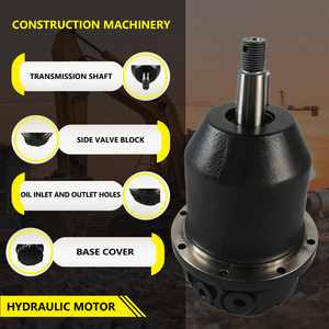 Motor de Pistón Hidráulico A10FE14 OM-A10FE14/52R-VCH66NOO2-R para Maquinaria de Construcción - Product Image 2