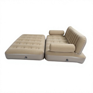 Sofá Cama Inflable para Exteriores con Respaldo Elevado, Autoinflable, Plegable, Portátil, para Camping y Uso Doméstico - Product Image 1