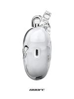 Étui pour écouteurs en silicone liquide coeur original pour AirPods Pro/Pro 2 1/2/3ème génération housse de protection transparente antichute