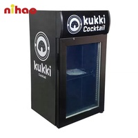 NIHAO Advertising Personnalisé 70L Personnaliser Mini Réfrigérateur Refroidisseur Promotionnel de Haute Qualité Vente en Gros pour Bar Promotion congélateur