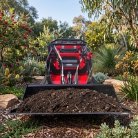 Nuova Minipala Cingolata T470 Euro 5 Diesel per Giardinaggio, Agricoltura e Costruzioni con Attacco Rapido e Pompa ad Alta Efficienza
