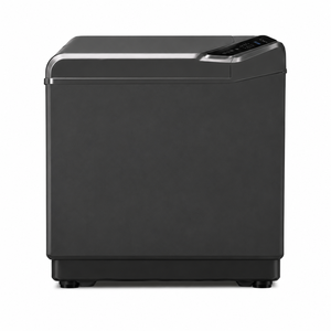 Lave-chaussures compact gris moderne, machine à laver portable de bureau pour usage professionnel en appartement - Product Image 1