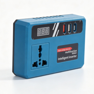 Convertidor Inteligente Recargable de 21V con Batería, Adaptador Portátil de Corriente Continua a Corriente Alterna con USB, Apto para CA 110V/220V - Product Image 3