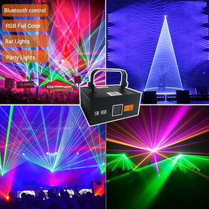 3W RGB Láser Equipo de iluminación de escenario Animación Disco DJ Fiesta Boda Efecto de luz - Product Image 2