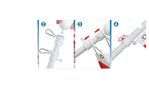 Drapeau mural personnalisé à sublimation pour publicité extérieure, avec logo sur mesure, faible MOQ et conception gratuite - Product Image 3