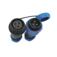 Connecteur étanche IP68 YITKOR avec écrou arrière SP13, connecteur de câble 2, 3, 4, 5, 6, 7, 9 broches avec prise mâle et femelle