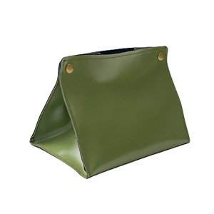 กล่องกระดาษทิชชู่หนังแบบตั้งพื้นกันน้ำอเนกประสงค์สำหรับห้องนั่งเล่นห้องนอนใช้ในรถยนต์สีเทาสีส้มสีเหลือง - Product Image 5