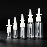 Mini Botellas de Spray Nasal de Plástico de 60ml 80ml 100ml, Pulverizadores de Niebla Fina Recargables Vacíos, Botellas de Perfume y Maquillaje Cosmético