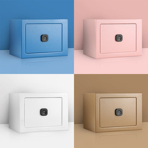 Wanjiabao 17FO Safe 1-3L Fingerprint Lock Standing Type Minimalist Jewelry <b>Box</b> Anti-theft Hotel Guesthouse Use - Product Image 1