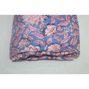 Indian Authentic Handmade Lightweight Block Print Fabric for Clothing Quilt Scarf Dress Curtain & Cover Materials - Product Image 4