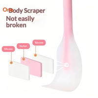Spatule en silicone, outil de pâtisserie, lisseur de crème, racloir à beurre pour gâteaux, ustensile de cuisine tout-en-un pour la préparation de desserts, grandes et petites tailles