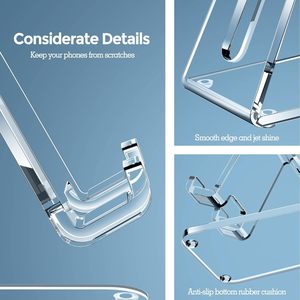 Rõ ràng ý nghĩa Acrylic hiển thị đứng trong suốt đánh bóng bề mặt điện thoại chủ sống streaming sáng tạo máy tính để bàn qua biên giới - Product Image 3