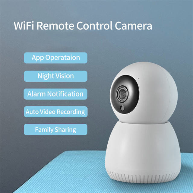 Small Security Camera Digital CCTV Cameras Indoor Wireless WiFi Security Smart PTZ Camera