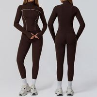 Ensemble de vêtements de sport professionnels pour femmes, automne 2026, nouveau style décontracté, manches longues, pour le yoga et la course à pied
