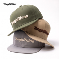 Casquette Snapback Structurée Classique Personnalisée à 6 Panneaux avec Visière Plate et Logo Brodé en 3D – Vente en Gros