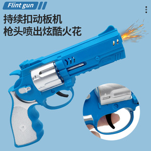 Pistolet jouet à silex en plastique, générateur de étincelles manuel, pour enfants de 8 à 13 ans, allumage sûr, arme de jeu - Product Image 5