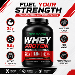 Greenpie OEM <span class=keywords><strong>Polvere</strong></span> Proteica per Aumento di Peso Certificata GMP, Integratore per Sviluppo Muscolare, Nutrizione Sportiva - Product Image 4