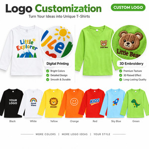 Camiseta de Manga Corta para Niños con Logotipo Personalizado, 150 GSM, Mezcla de Algodón y Poliéster, Cuello Redondo, Deportiva, Ecológica, de Secado Rápido - Product Image 3