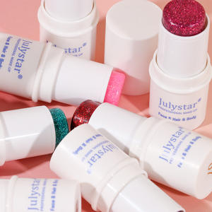Vente flash Julystar Maquillage professionnel Paillettes autocollantes pour le <span class=keywords><strong>visage</strong></span>, les cheveux et le corps Paillettes de fête Séquin Stick - Product Image 3