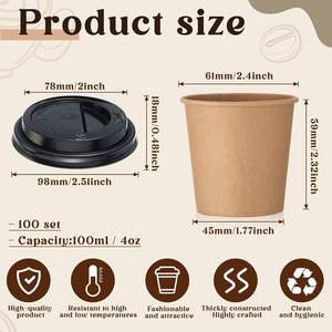 ขายส่งจากโรงงาน ปลอกหุ้มแก้วกาแฟกระดาษ ขนาด 8/12/16/20 ออนซ์  ปลอกแก้วกระดาษย่อยสลายได้ทางชีวภาพ - Product Image 2