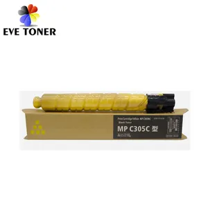 Yüksek kaliteli japonya Toner Ricoh MPC305 için Aficio MP C305 Lanier MP C305 Savin MP C305