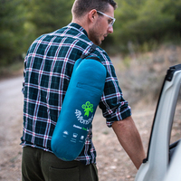 Couette en duvet d'oie pelucheux, couverture de voyage légère, imperméable, pour camping en plein air