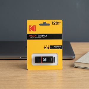 Chiavetta USB 2.0 Modello 5650007 K100 128GB (Kodak EKMMD128GK102) EAN 3126170167651 Confezione da 5.000000 - Product Image 3