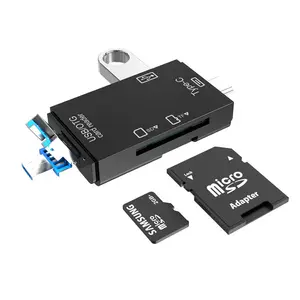 OTG đầu đọc thẻ SD ổ đĩa flash Bộ nhớ thông minh đầu đọc thẻ Loại C CardReader Loại C Adapter USB2.0 TF Card Adapter Micro