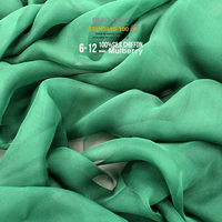 Tissu en soie de chiffon pur imprimé froissé multicolore personnalisé pour robe de fille à la mode, chemisier