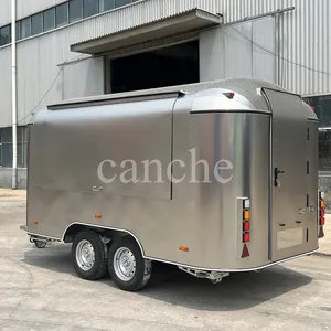 Oferta Especial: Remolque Móvil de Comida para Exteriores con Cocina, Ideal para Hot Dogs y Patatas Fritas, Tipo Camioneta Camper - Product Image 4