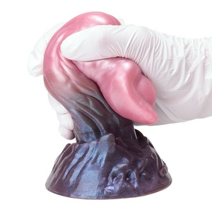 DL-B2005 Fantasy Flower Double Layer <b>Dildo</b> With Sucker Vaginal Masturbator Anus Dilator Silicone Sex Toy for Women Men Anal Plug - Product Image 3