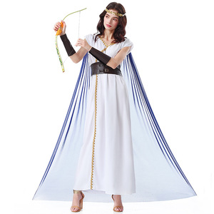 Robe Anarkali <span class=keywords><strong>de</strong></span> fête en gros pour femmes, costumes, vêtements d'animaux, uniformes, vêtements <span class=keywords><strong>de</strong></span> carnaval, vêtements <span class=keywords><strong>de</strong></span> cosplay anime, Déesse <span class=keywords><strong>de</strong></span> <span class=keywords><strong>la</strong></span> Lune - Product Image 1