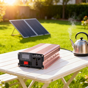 ข้อเสนอพิเศษ RV อินเวอร์เตอร์แบบอัตโนมัติ ดัดแปลงคลื่นไซน์ DC 12v/48v/60v เป็น AC 220v ตัวแปลงแรงดันไฟฟ้า จัดส่งฟรี - Product Image 1