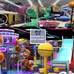 <span class=keywords><strong>Juegos</strong></span> <span class=keywords><strong>Modulares</strong></span> Interactivos de Tobogán, Castillo Inflable, Gran Parque Infantil Interior para Niños - Product Image 6