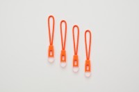 Glissière de fermeture éclair personnalisable en direct d'usine, tire-cordon en silicone durable pour accessoires vestimentaires, fabriqué en PU PVC