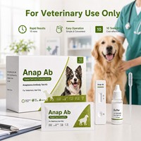 Kit de test rapide d'anticorps Anaplasma pour chiens et chats, immunochromatographie à l'or colloïdal, diagnostic vétérinaire