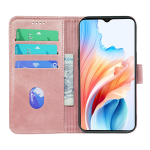 เคสแบบกระเป๋าสตางค์สำหรับผู้หญิง OPPO สีชมพูแบบฝาพับติดป้ายได้สินค้าเฉพาะ - Product Image 5