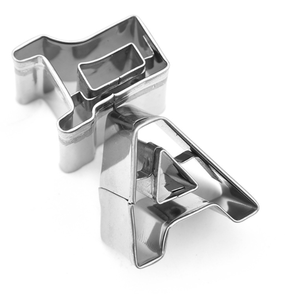 <span class=keywords><strong>Emporte</strong></span>-pièce <span class=keywords><strong>en</strong></span> acier inoxydable et silicone <span class=keywords><strong>en</strong></span> <span class=keywords><strong>forme</strong></span> <span class=keywords><strong>de</strong></span> 26 lettres, écologique, pour biscuits - Product Image 5