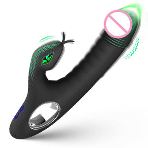 Dispositivi di masturbazione femminile Vibratore di coniglio clitoride ispirato al serpente G-Spot Dildo vibratore giocattolo del sesso per le donne stimolatore del clitoride - Product Image 1