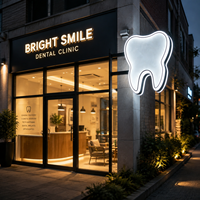 Boîte lumineuse LED en acrylique sur mesure, double face, éclairée, pour publicité, devanture de magasin, décoration intérieure personnalisée
