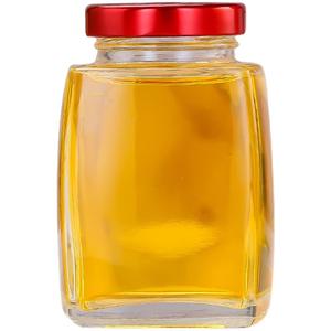 100ml / 180ml / 360ml petits pots <span class=keywords><strong>de</strong></span> miel en verre carré avec couvercle <span class=keywords><strong>pot</strong></span> <span class=keywords><strong>de</strong></span> cornichons <span class=keywords><strong>de</strong></span> stockage en verre <span class=keywords><strong>pour</strong></span> la nourriture - Product Image 4
