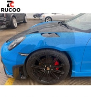 Guardabarros anchos GT4RS de carbono seco preimpregnado y de inyección de PP para Porsche 718 Cayman Boxster 981 982, piezas de repuesto directas de antiguo a nuevo