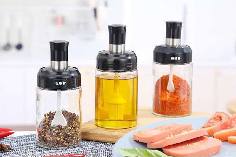 4oz 8oz Salt and Pepper Shakers Saleros Seasoning spice jars glass
