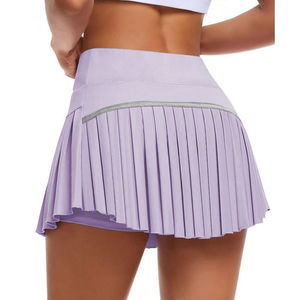 Jupe de tennis plissée taille haute en gros, coupe trapèze respirante pour l'été, idéale pour le <span class=keywords><strong>golf</strong></span>, le fitness, la course à pied, le yoga, Faldas De Mujer pour femmes - Product Image 1