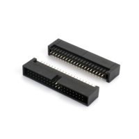 Connecteur de tête de boîte de connecteurs, 2.54mm | 40 broches, fil mâle à planche, double rangée droite, 2x20 broches SHB21 connectique SHB21