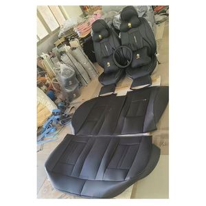 Coussin de siège de voiture en cuir perforé 360 degrés tout compris quatre saisons, coussin de soutien musculaire sportif, vente en gros, Chine - Product Image 2