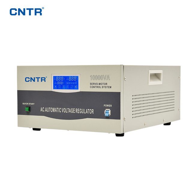 SVC-D 10000VA LCD Digital Voltage Stabilizer Servo Type Single Phase AC 220V Automatic Voltage Regulator AVR for Home Appliances